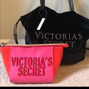 Victoria’s secret tote and travel bag